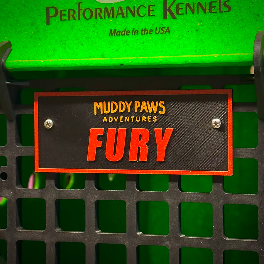 CallSign Tag – Custom Nameplate for RuffLand Kennels