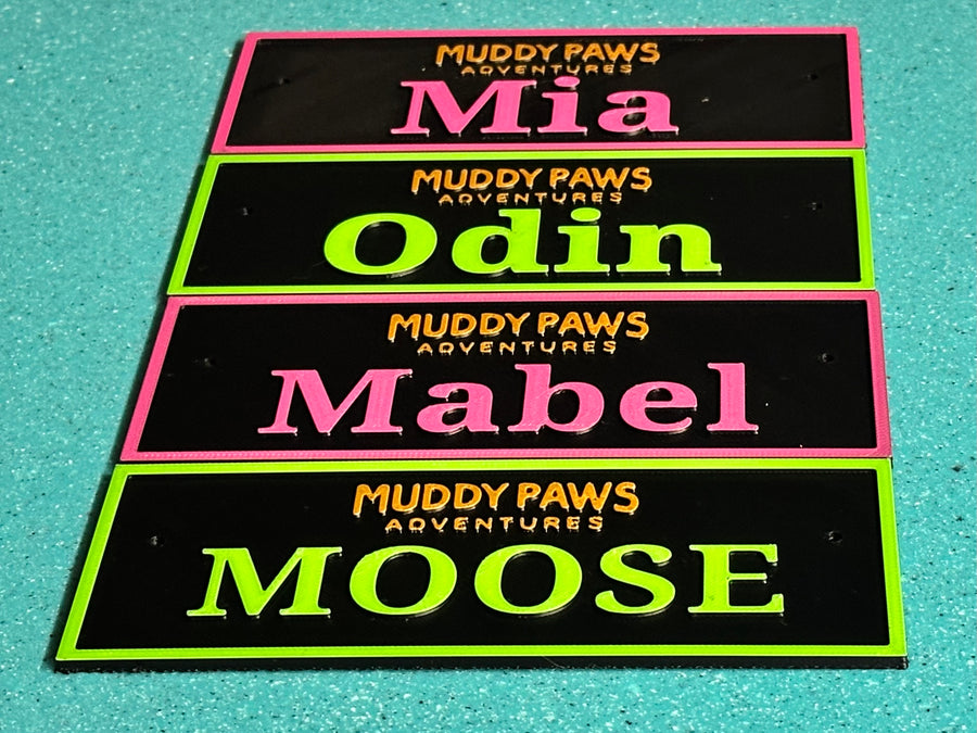 CallSign Tag – Custom Nameplate for RuffLand Kennels