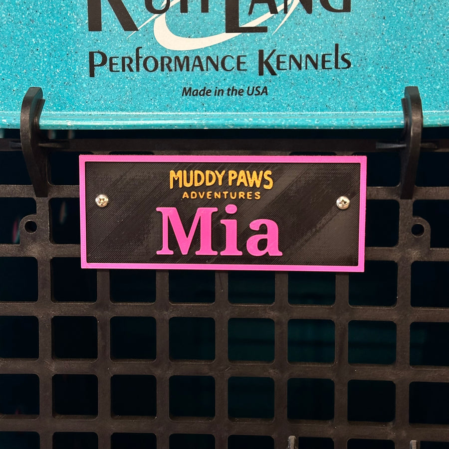CallSign Tag – Custom Nameplate for RuffLand Kennels