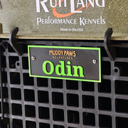 CallSign Tag – Custom Nameplate for RuffLand Kennels